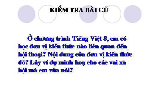 Bài 1. Các phương châm hội thoại