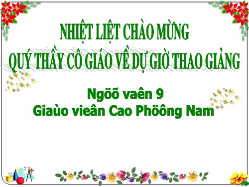 Bài 25. Nghĩa tường minh và hàm ý (tiếp theo)