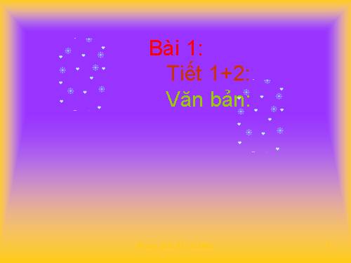 Bài 1. Phong cách Hồ Chí Minh