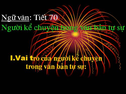 Bài 14. Người kể chuyện trong văn bản tự sự