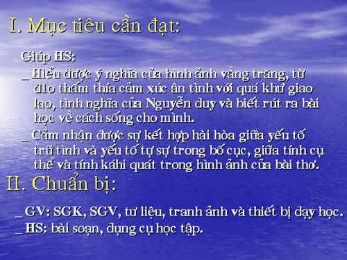 Bài 12. Ánh trăng