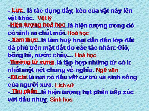 Bài 6. Thuật ngữ