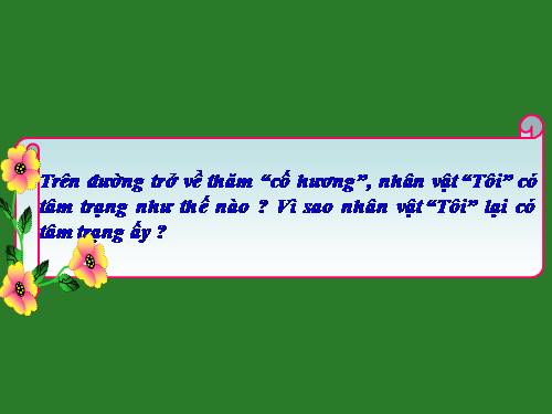Bài 16. Cố hương
