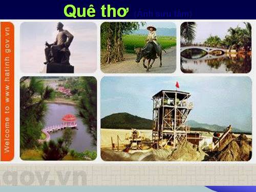 Ngữ văn: QUÊ THƠ