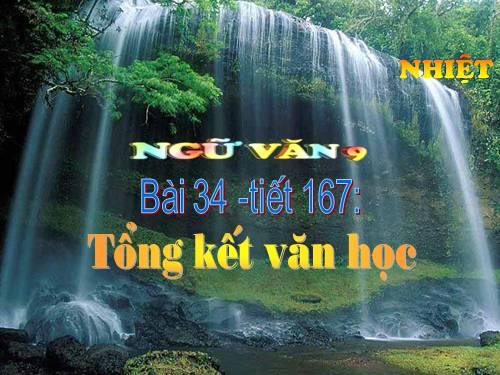 Bài 33. Tổng kết phần Văn học