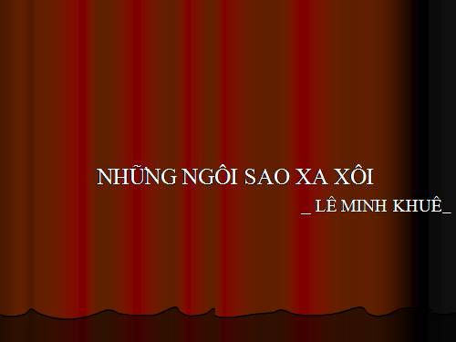 Bài 28. Những ngôi sao xa xôi