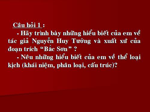 Bài 32. Bắc Sơn