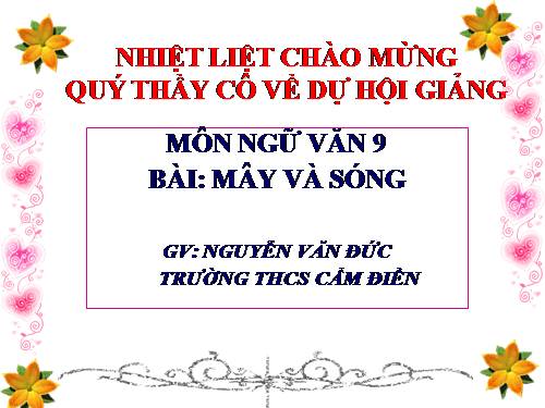 Bài 25. Mây và sóng