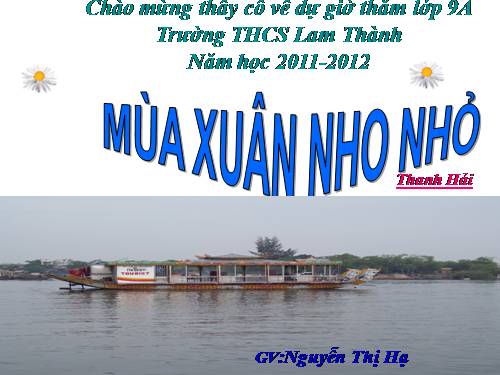 Bài 23. Mùa xuân nho nhỏ