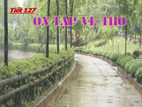 Bài 25. Ôn tập về thơ