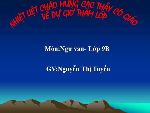 Bài 25. Nghĩa tường minh và hàm ý (tiếp theo)