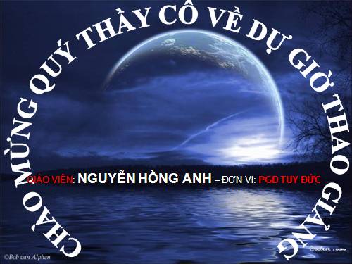 Bài 12. Ánh trăng