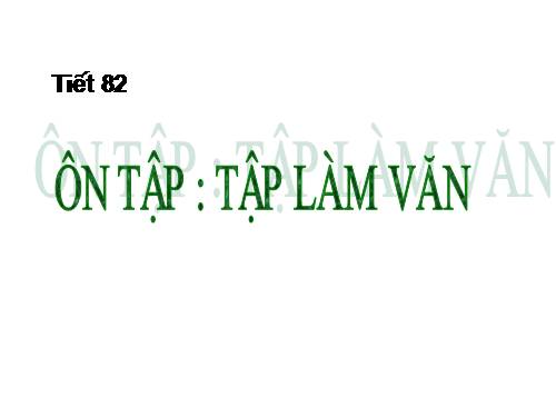 Bài 15. Ôn tập phần Tập làm văn