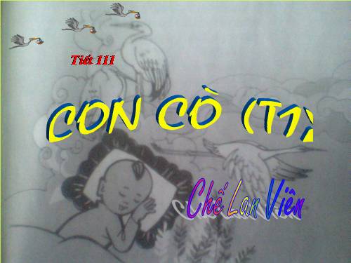 Bài 22. Con cò