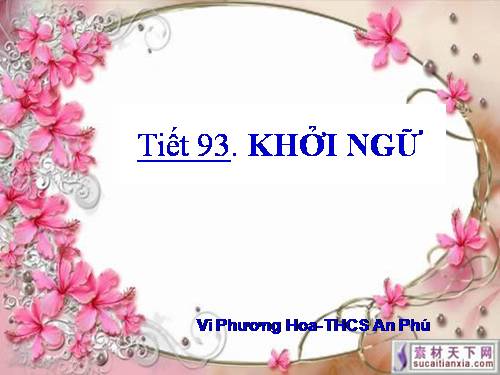 Bài 18. Khởi ngữ