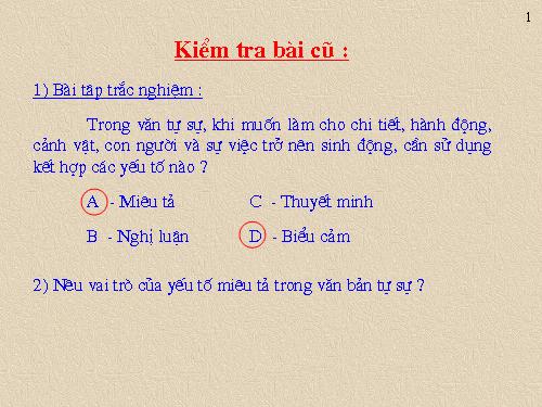 Bài 8. Miêu tả nội tâm trong văn bản tự sự