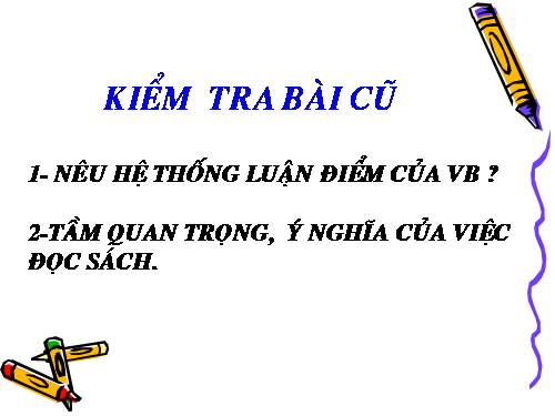 Bài 18. Bàn về đọc sách