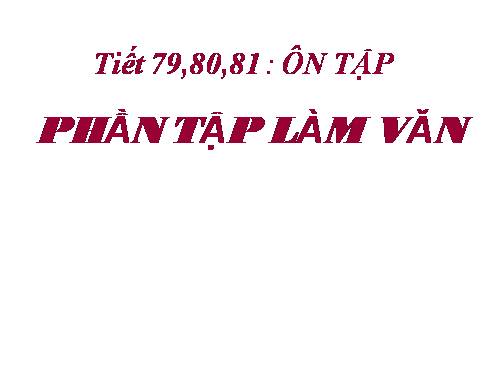 Bài 15. Ôn tập phần Tập làm văn