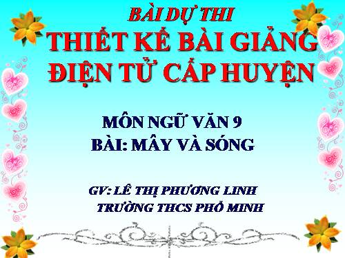Bài 25. Mây và sóng