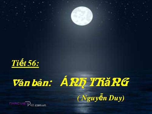 Bài 12. Ánh trăng