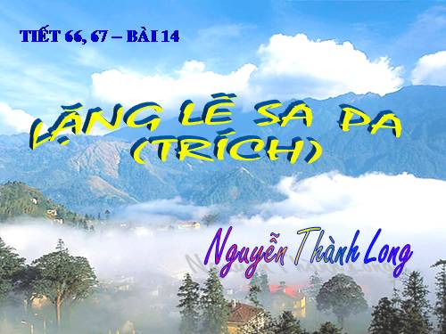 Bài 14. Lặng lẽ Sa Pa