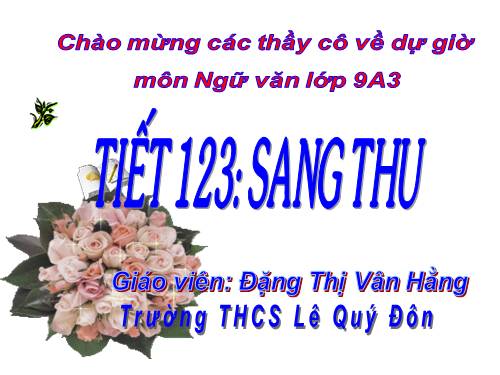Bài 24. Sang thu