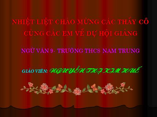 Bài 20. Các thành phần biệt lập (tiếp theo)