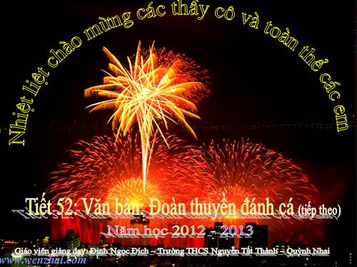 Bài 11. Đoàn thuyền đánh cá