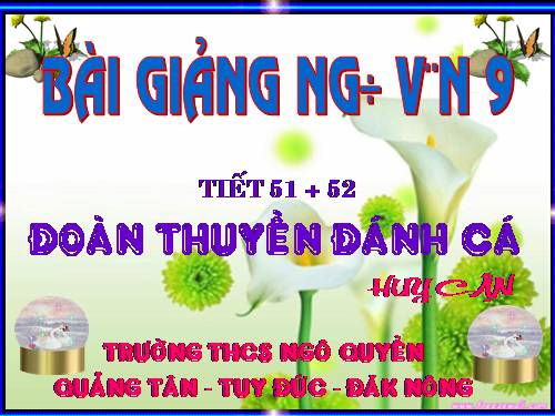 Bài 11. Đoàn thuyền đánh cá