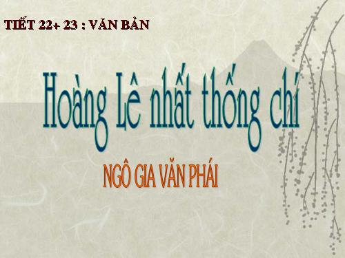 Bài 5. Hoàng Lê nhất thống chí - Hồi thứ mười bốn