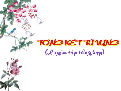 Bài 12. Tổng kết về từ vựng (Luyện tập tổng hợp)
