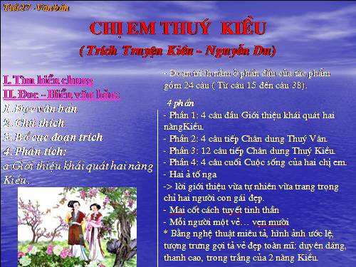 Bài 6. Chị em Thúy Kiều
