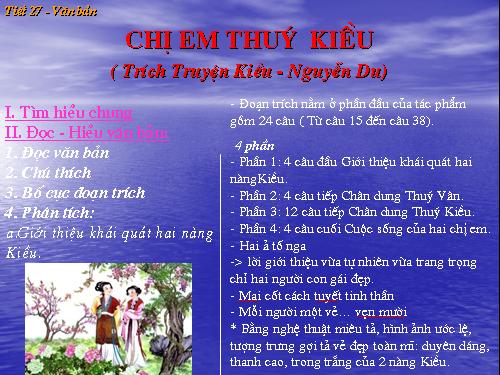 Bài 6. Chị em Thúy Kiều