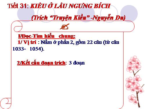 Bài 7. Kiều ở lầu Ngưng Bích