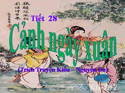 Bài 6. Cảnh ngày xuân