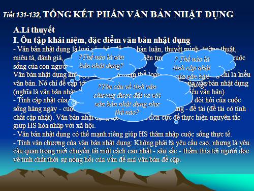 Bài 26. Tổng kết phần văn bản nhật dụng