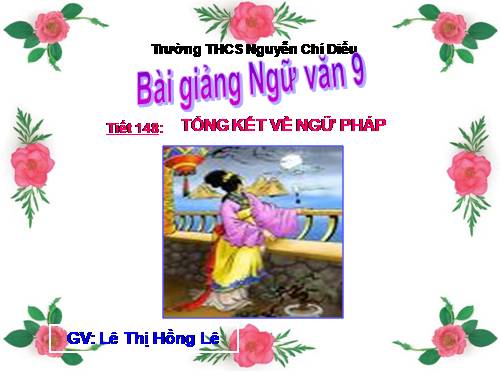 Bài 29. Tổng kết về ngữ pháp