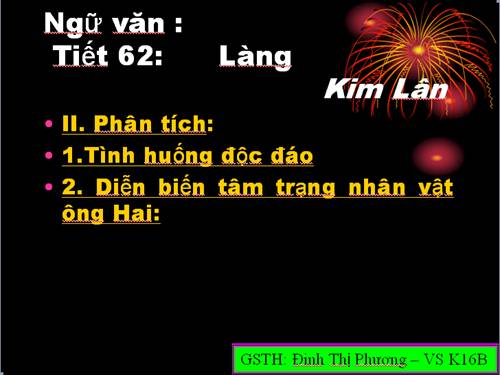 Bài 13. Làng