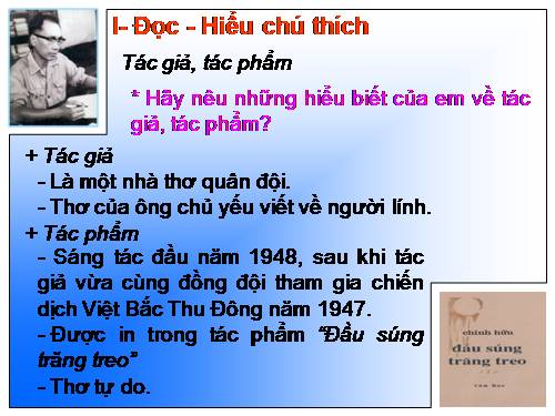 Bài 10. Đồng chí