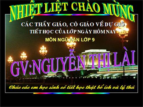 Bài 23. Viếng lăng Bác