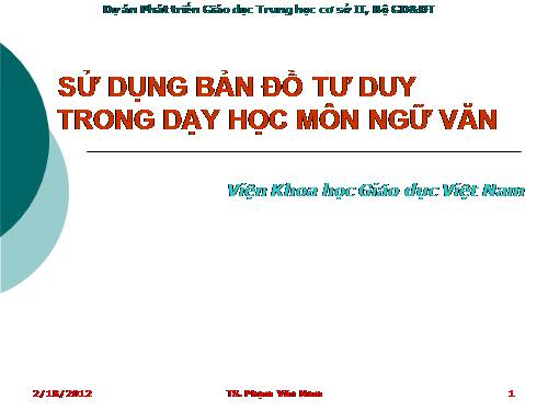 Su dung BDTD trong mon Ngu van