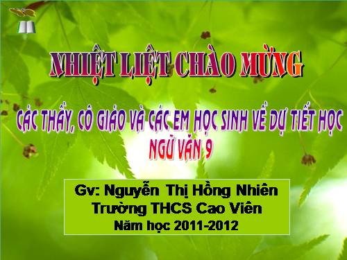 Bài 23. Nghị luận về tác phẩm truyện (hoặc đoạn trích)