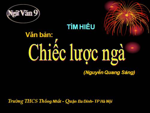 Bài 15. Chiếc lược ngà