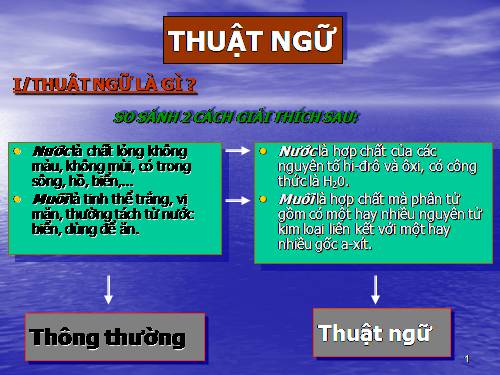 Bài 6. Thuật ngữ