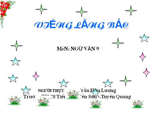 Bài 23. Viếng lăng Bác