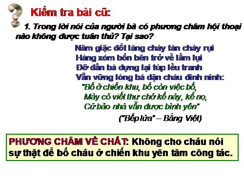 Bài 3. Xưng hô trong hội thoại