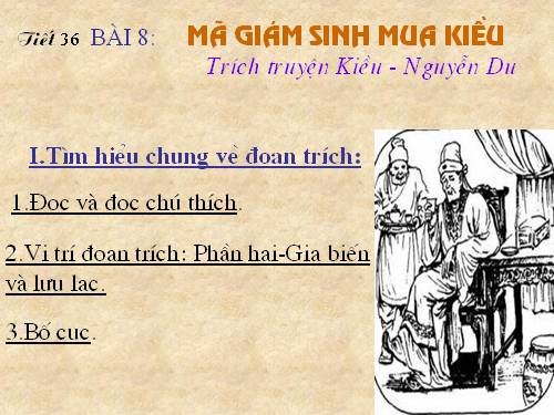 Bài 7. Mã Giám Sinh mua Kiều