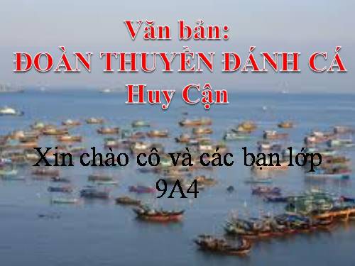 Bài 11. Đoàn thuyền đánh cá