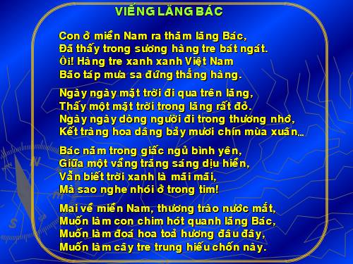 Bài 23. Viếng lăng Bác