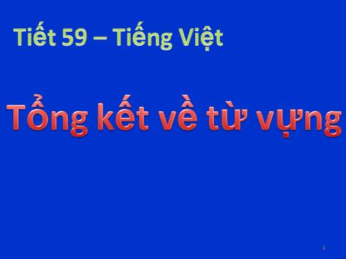 Bài 12. Tổng kết về từ vựng (Luyện tập tổng hợp)